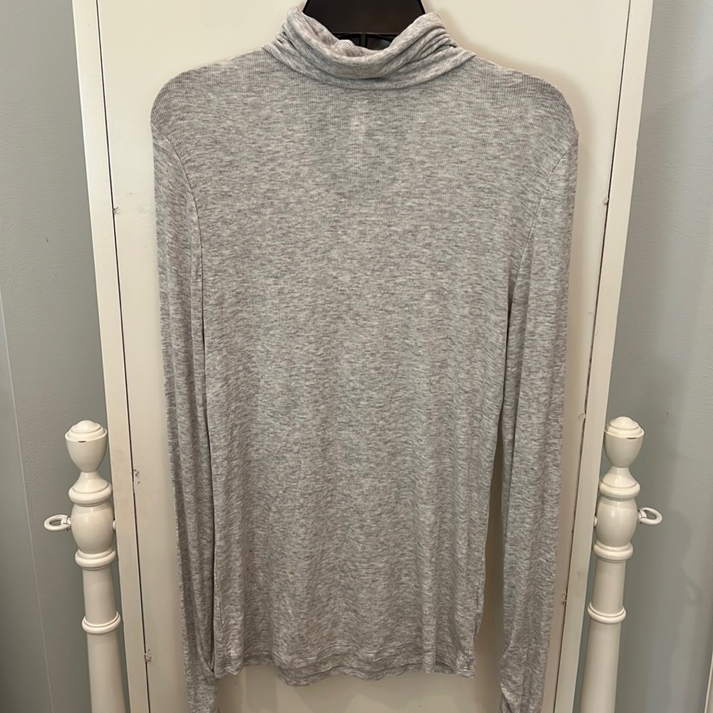 Grey turtleneck